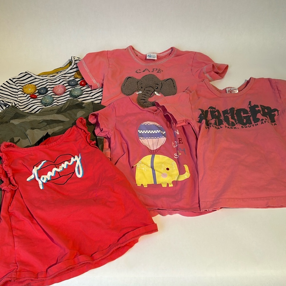 Colorful Kids T-Shirts Bundle (5 to 6)
